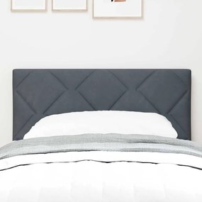 Cabeceira vidaXL Design Blocos de Diamante Cinza Escuro 80 cm Veludo