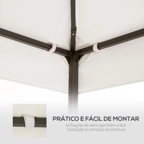 Toldo de Substituição para Pérgola – 4x3 m – Bege – Design Respirável