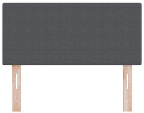 Cabeceira vidaXL Design Simples Cinza Escuro 80 cm Tecido Cordenoy
