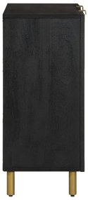 Aparador 90x33x75 cm derivados de madeira preto