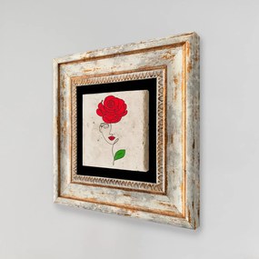 Pintura Decorativa em Moldura TC1232 – Multicolor – 20 x 20 cm