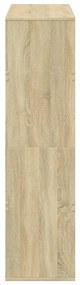 Estante 100x33x125,5 cm derivados de madeira carvalho sonoma