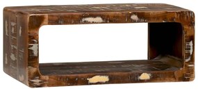 vidaXL Gabinete para TV 60 x 30 x 25 cm Madeira recuperada maciça