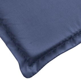 Almofadão de espreguiçadeira tecido oxford azul-marinho