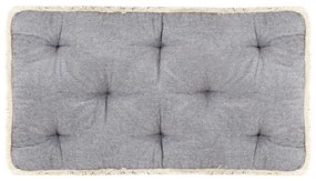 vidaXL Almofadão para sofá de paletes 73x40x7 cm antracite