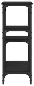 Mesa consola 80x29x75 cm derivados de madeira preto