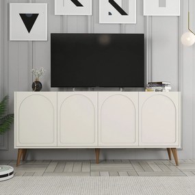 Console Lyon – Cream Walnut – 180 cm x 81 cm x 35 cm