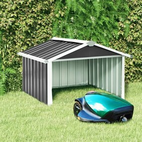vidaXL Abrigo para corta-relva 92x97x63 cm aço galvanizado antracite