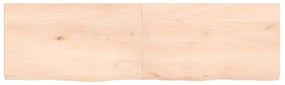 Prateleira de parede 140x40x(2-4)cm carvalho maciço não tratado