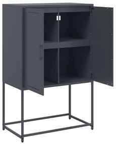Aparador alto 68,5x38,5x107 cm aço antracite