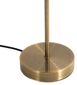 Candeeiro de mesa moderno bronze - Facil Moderno