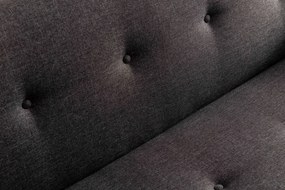 Sofá-Cama de 3 Lugares Hiko – Cinzento Escuro – 200x83x75 cm