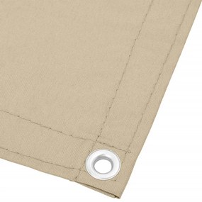 Tela de varanda 120x800 cm 100% poliéster oxford bege