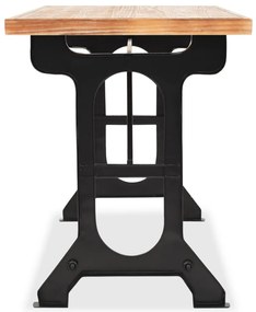 Mesa de jantar madeira de abeto maciça 122x65x82 cm