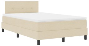 Cama Box com Colchão Cream 120x200 cm Tecido