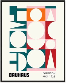 Impressão digital emoldurada Bauhaus Exhibition May 1923
