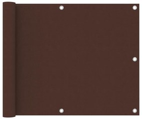 Tela de varanda 75x600 cm tecido Oxford castanho