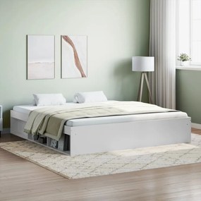 vidaXL Estrutura de cama super king size 180x200 cm branco