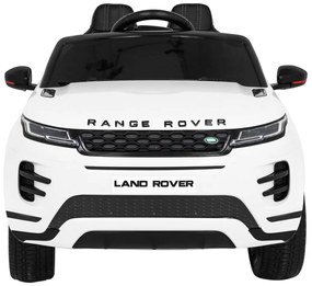 Carro elétrico para Crianças Range Rover Evoque 12V, 	Rodas Espuma EVA, assento couro ecológico Branco