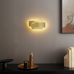 Candeeiro de Parede Moderno Latão Incl. LED Regulável em 3 Níveis - Dias