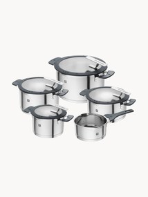 Panelas de aço inoxidável Simplify, conjunto de 5