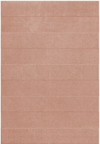 Tapete de lã artesanal de pelo curto Sicilian Stripe