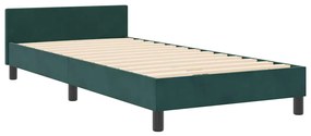 Cama vidaXL Verde Escuro 180x200 cm Veludo