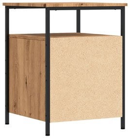 Mesa cabeceira 44x45x60 cm derivados madeira carvalho artisiano