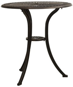 3 pcs conjunto bistrô alumínio fundido bronze