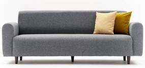 Sofá de 3 Lugares Noya – Cinzento – 220x87x70 cm