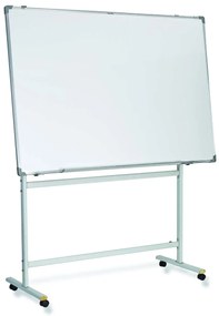 Quadro Branco Porcelana 90x120cm com Rodas e Cavalete