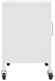 Armário de arrumação aço 60x35x56 cm branco