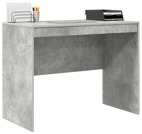 Escrivaninha Cinza-Concreto MDF 100 x 50 x 76 cm Escrivaninha