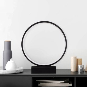 Candeeiro de Mesa Halka – Preto – 30x35x9 cm