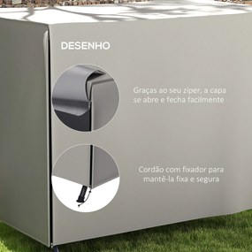 Capa para Móveis de Jardim Capa Protetora para Baloiços de Exterior co