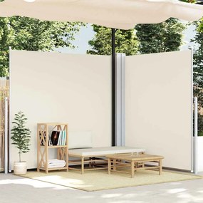 Toldo lateral retrátil 200x600 cm cor creme