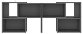 Móvel de TV 104x30x52 cm derivados de madeira cinza