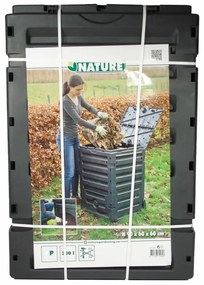 Caixote de compostagem 300 L preto