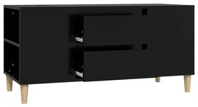 Móvel para TV 102x44,5x50 cm derivados de madeira preto