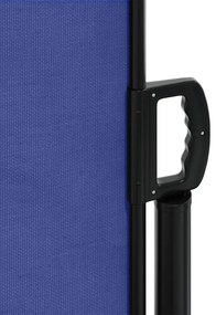 Toldo lateral retrátil 120x500 cm azul