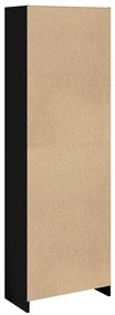 Estante 57x28,5x174 cm derivados de madeira preto