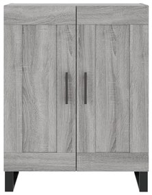 Armário alto 69,5x34x180 cm derivados de madeira sonoma cinza