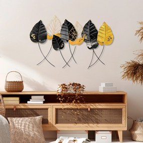 Acessório de Parede Decorativo Casting Leaf – Multicolor – 67 x 112 cm