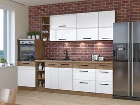 Conjunto de cozinha modular Wood White 136