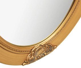 Espelho de parede estilo barroco 50x70 cm dourado