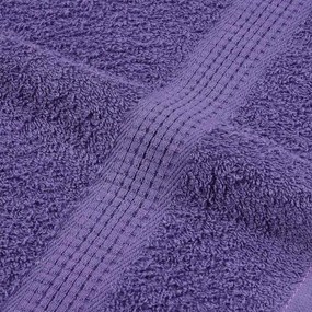 Toalhas de sauna 4 pcs 80x200 cm 360 gsm 100% algodão roxo