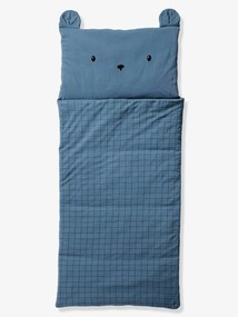 Agora -15% | Saco-cama Urso, com algodão reciclado azul