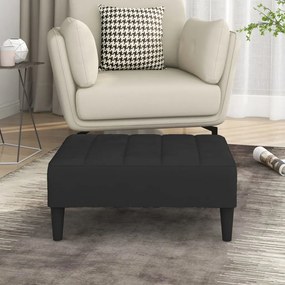 vidaXL Apoio de pés 78x56x32 cm veludo preto