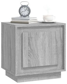Mesas cabeceira 2pcs 44x35x45cm derivados madeira cinza sonoma