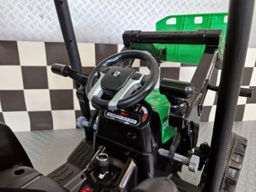 Trator infantil para crianças 3 a 5 anos de 24V com reboque Verde
